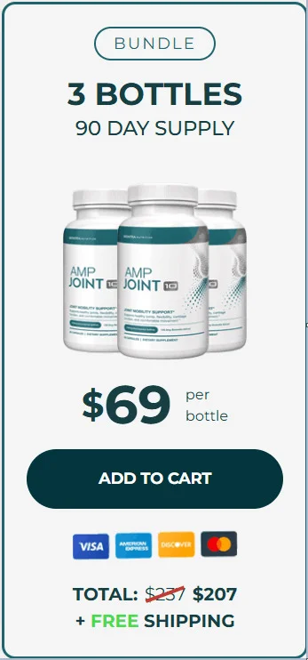AMP Joint 10 three bottle package, 90 day supply